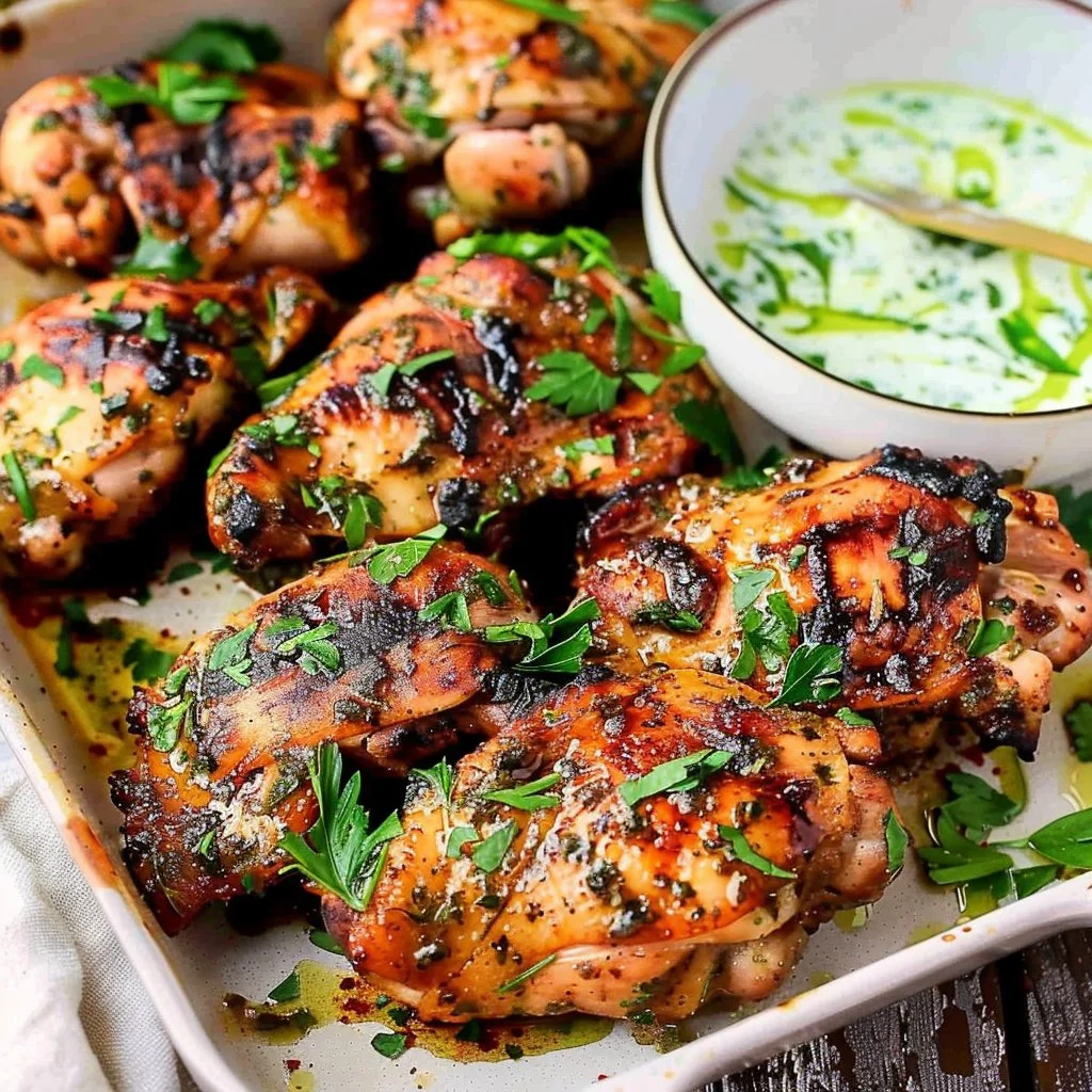 Mediterranean Grilled Chicken Thighs