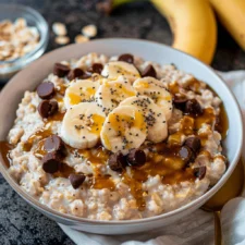 Peanut Butter Banana Overnight Oats