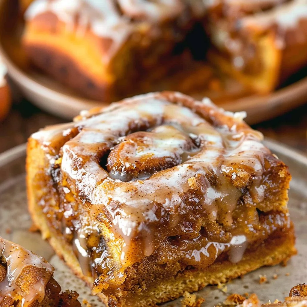 Pumpkin Cinnamon Roll Focaccia