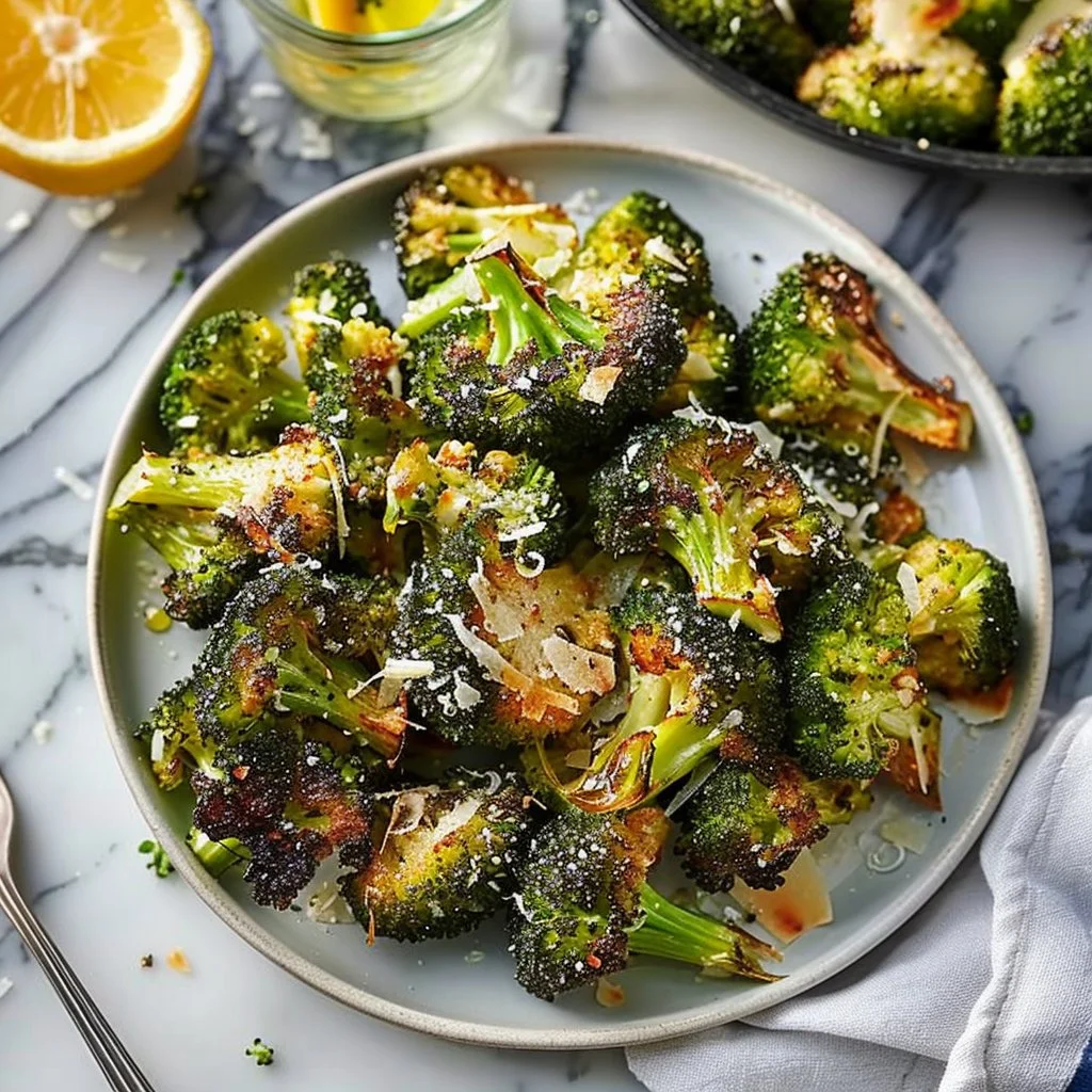 Garlic Parmesan Roasted Broccoli