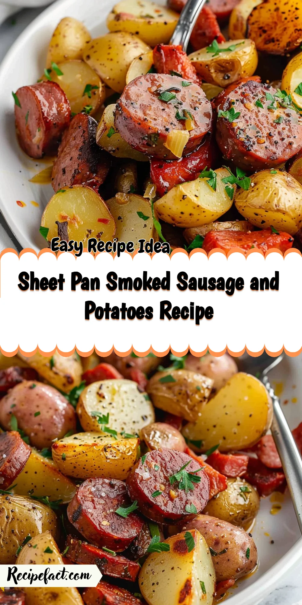 Sheet Pan Smoked Sausage and Potatoes Recipe