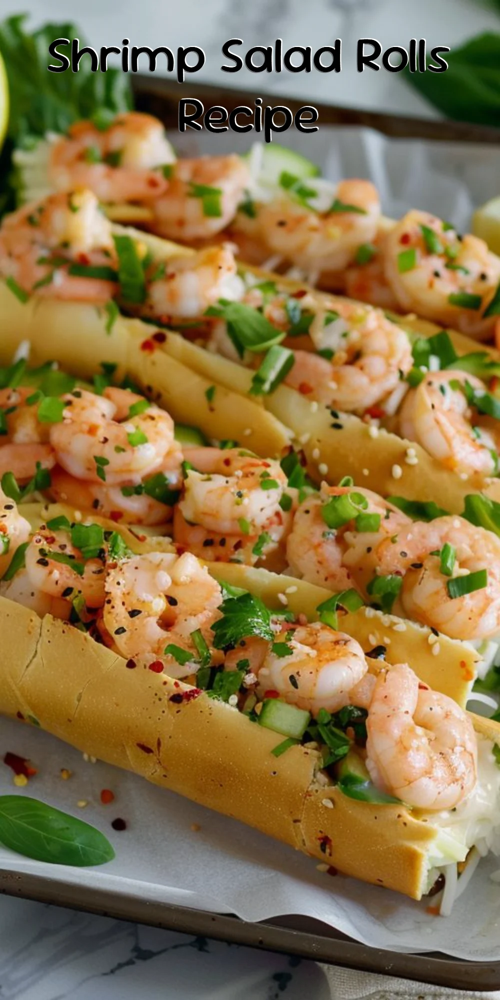 Shrimp Salad Rolls Recipe