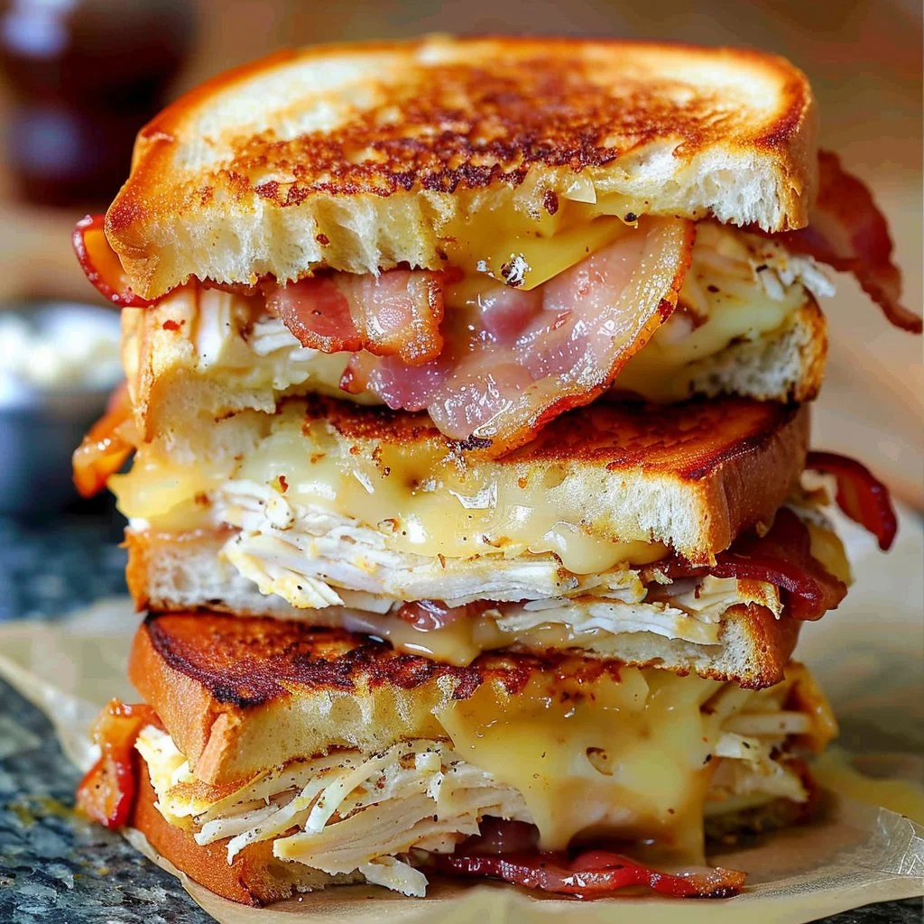 Turkey Bacon & Cheddar Breakfast Sandwiches